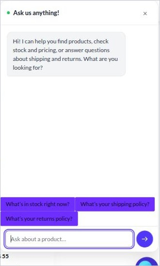 Chat panel on open with quick replies | PluginSprout Chat panel on open with quick replies